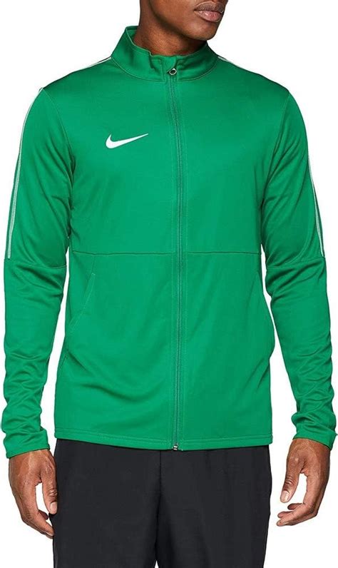 nike trainingsjacke park 18 knit track jacket grün weiß|Nike Park 18 Knit Track Jacket Herren grün/weiß/weiß M.